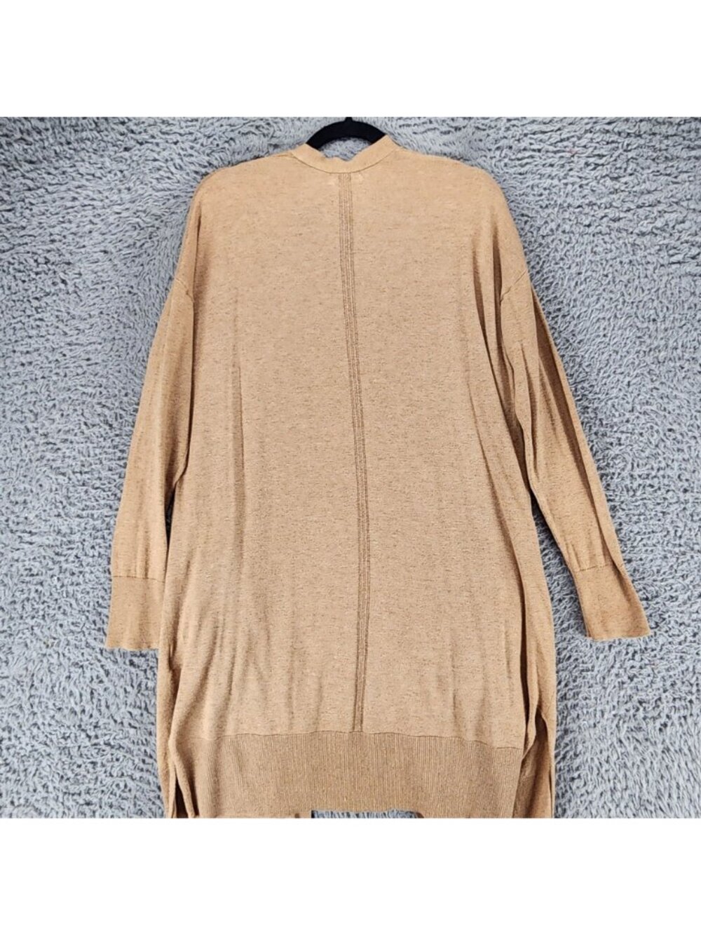 Old Navy Sweater Womens Large Tan Long Sleeve Open Front Cardigan - Picture 8 of 10